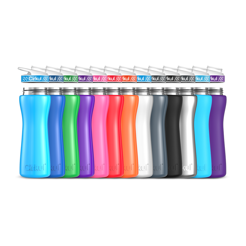 22oz. Stainless Steel Bottle & Comfort Grip Lid
