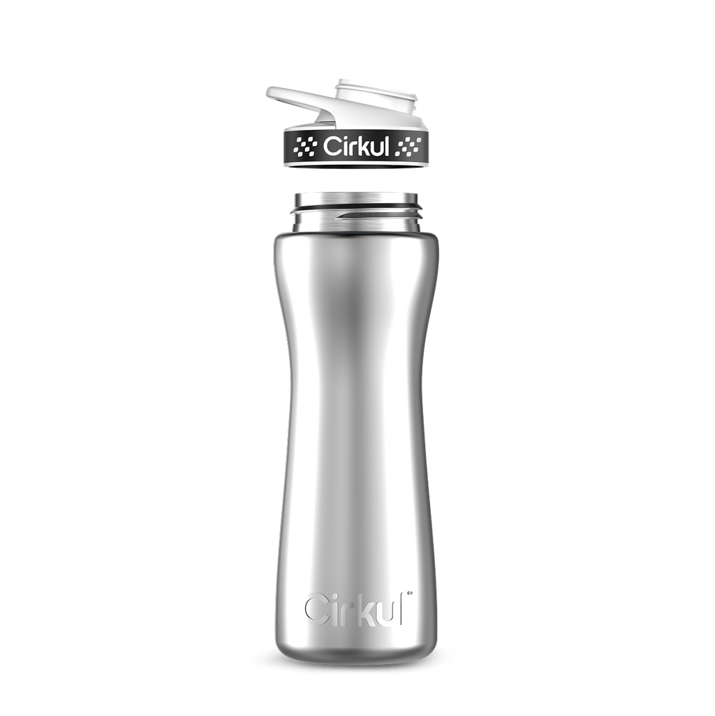 22oz. Stainless Steel Bottle & Comfort Grip Lid