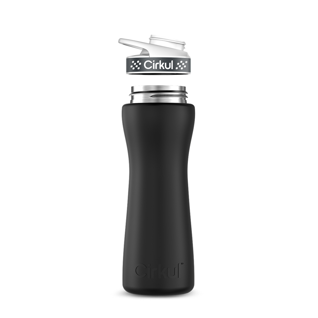 22oz. Stainless Steel Bottle & Comfort Grip Lid