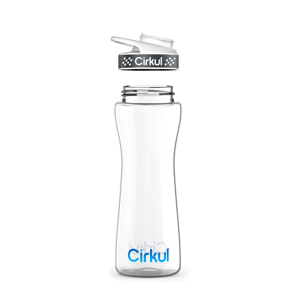 22oz. Plastic Bottle & Comfort Grip Lid