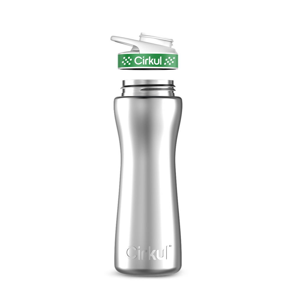 22oz. Stainless Steel Bottle & Comfort Grip Lid