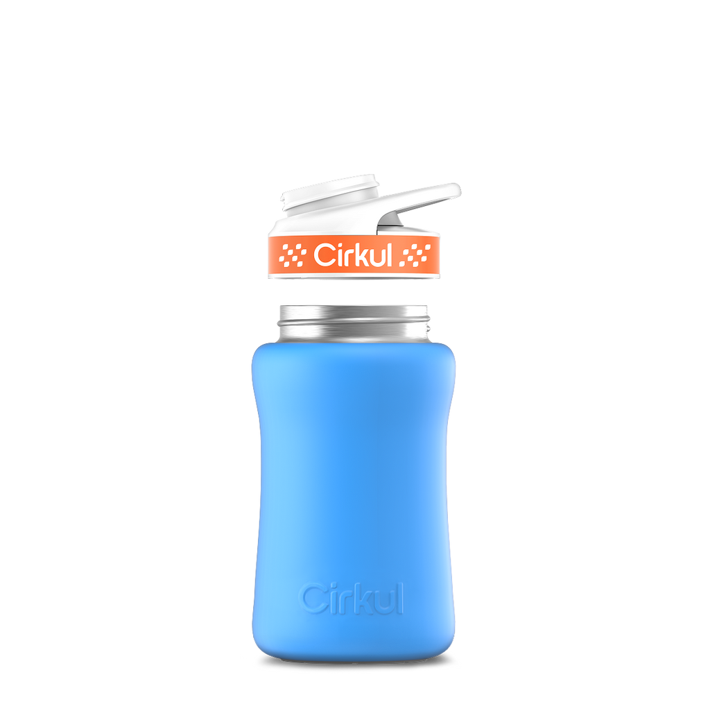 12oz. Stainless Steel Bottle & Comfort Grip Lid