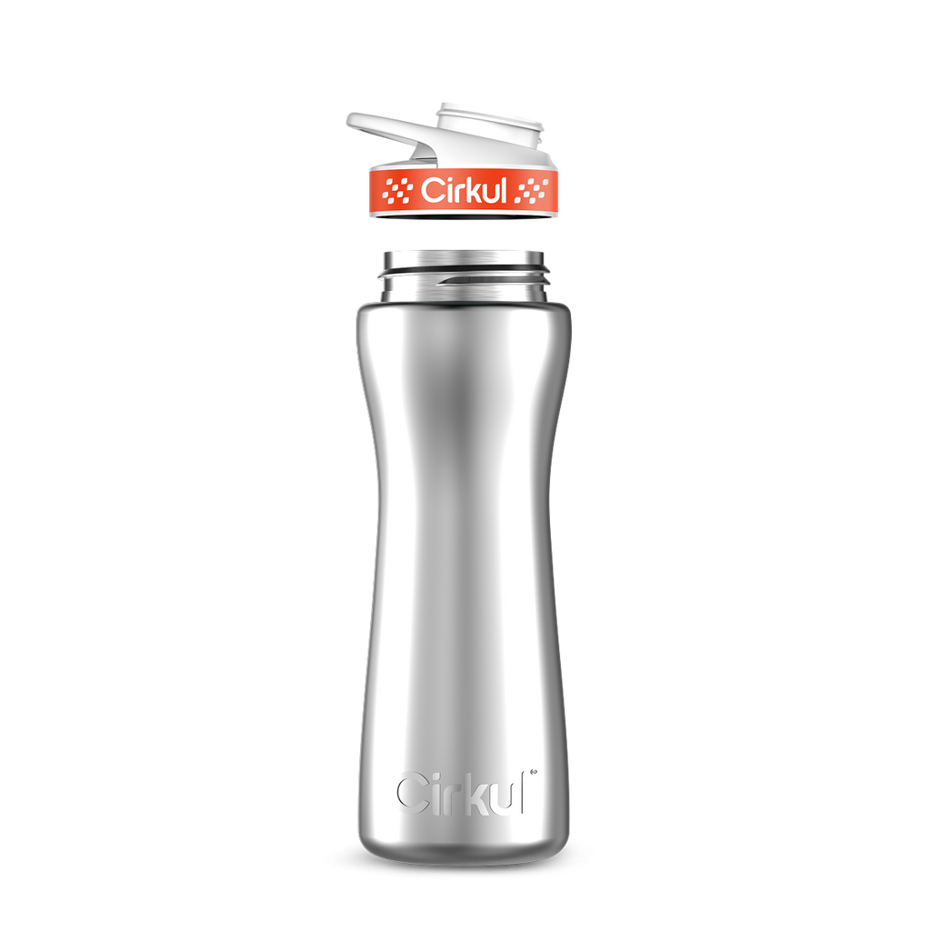 22oz. Stainless Steel Bottle & Comfort Grip Lid