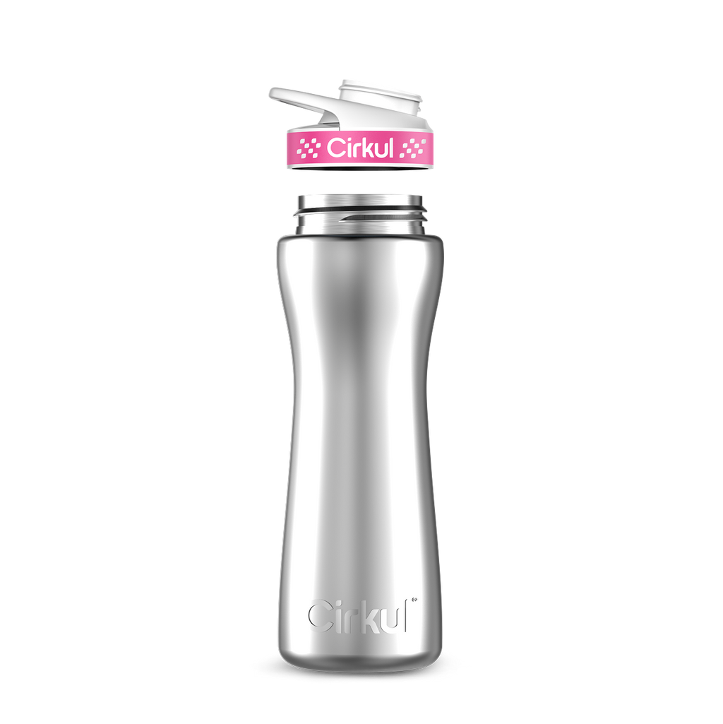 22oz. Stainless Steel Bottle & Comfort Grip Lid