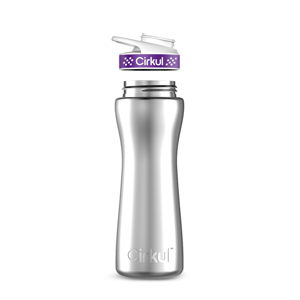 22oz. Stainless Steel Bottle & Comfort Grip Lid