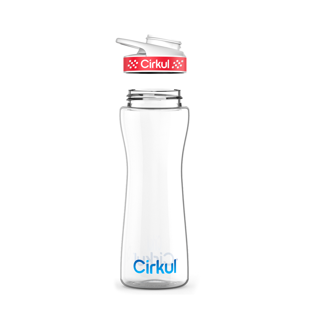 22oz. Plastic Bottle & Comfort Grip Lid