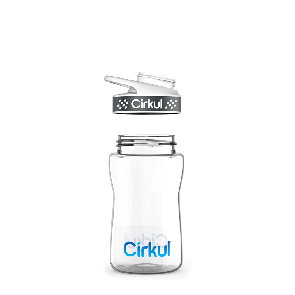 12oz. Plastic Bottle & Comfort Grip Lid