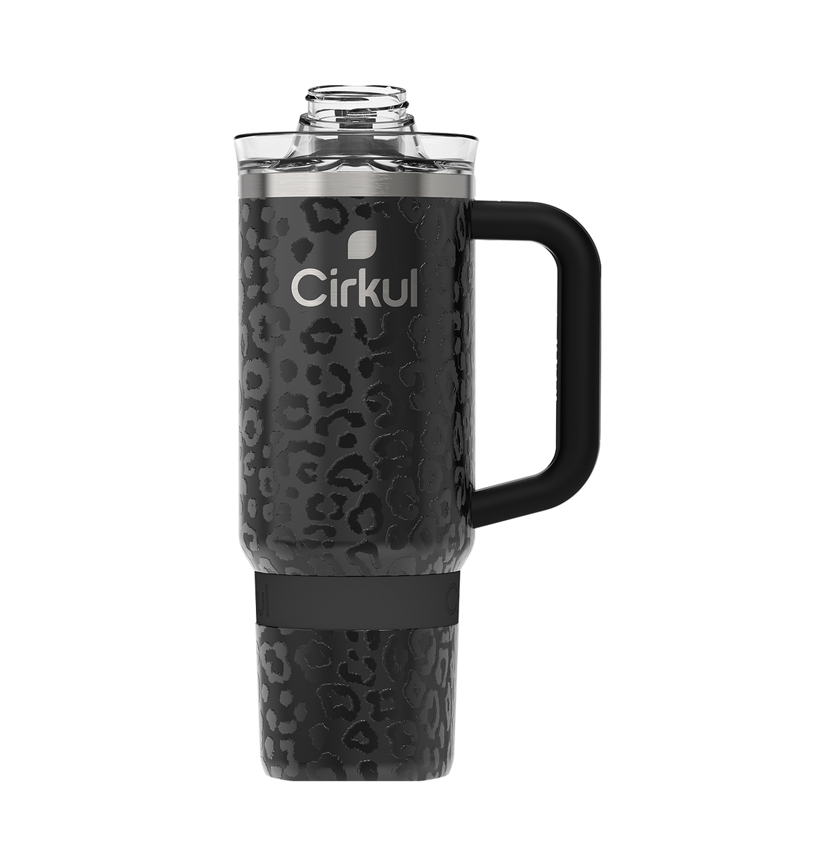 Limited Edition: 30oz. Black Leopard Travel StrawSip™ Tumbler